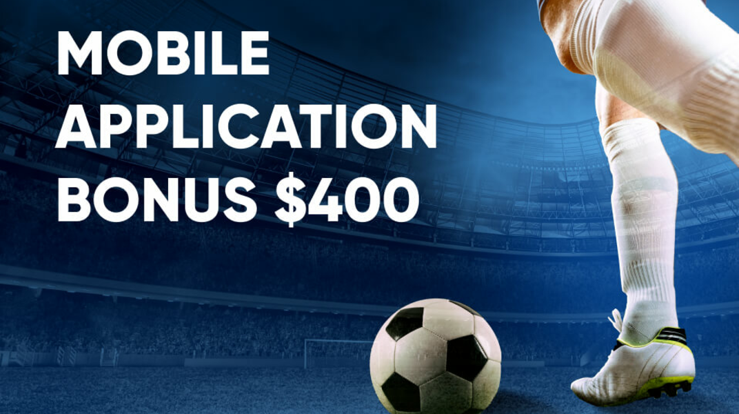 1xBet offer Mobile Application bonus $400 on 2023