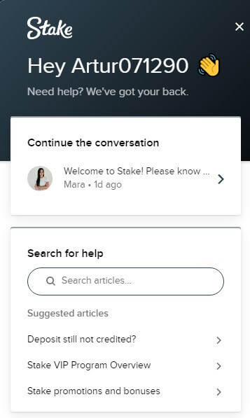 stake.com support